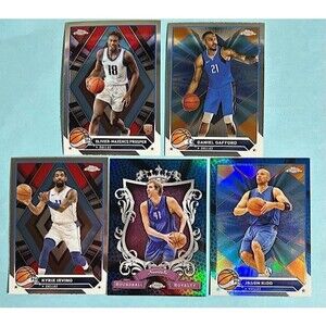 2023-24 Topps Chrome Dallas Lot -Kidd, Dirk, Kyrie ,Gafford & Prosper RC
